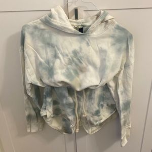 Tye dye hoodie and short set